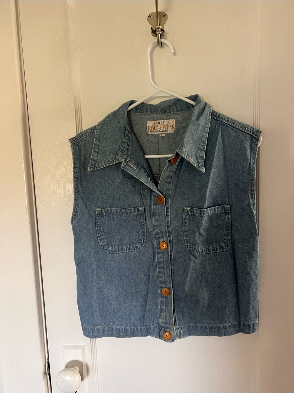 Denim Vest/Crop Top